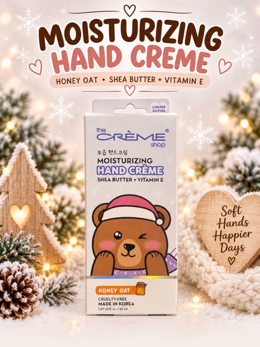 The Crème Shop Moisturizing Hand Crème - Honey Oat   - 1.69 fl. oz